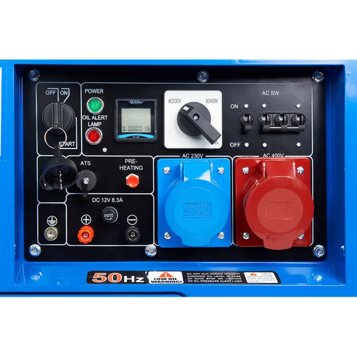 Генератор дизельний EnerSol SKDS-7EBAU 6/6.5 кВт 1 та 3 фази електричний пуск AVR