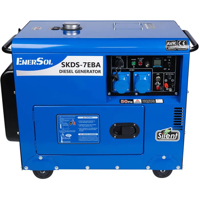 Генератор дизельний EnerSol SKDS-7EBA 6/6.5 кВт