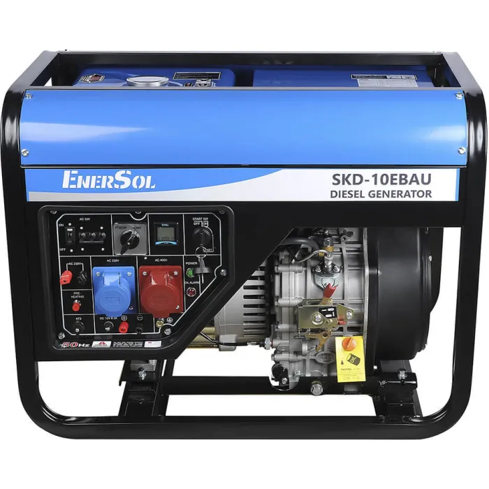 Генератор дизельний EnerSol 9/10 кВт SKD-10EBAU
