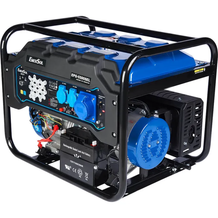 Генератор газ/бензин EnerSol 5.5 кВт EPG-5500SEL