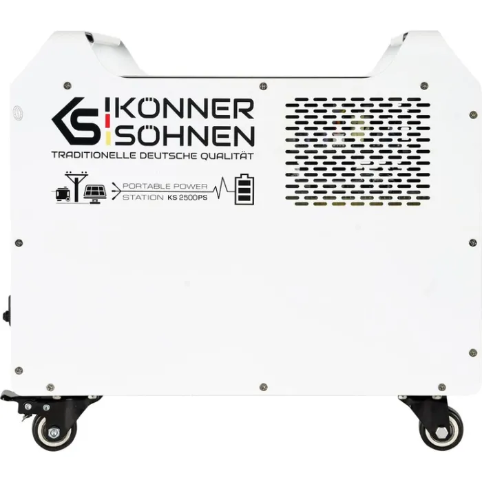 Портативна електростанція Konner&Sohnen KS 2500PS, 2500Вт, 2560 Вт·год, LifePo4, UPS, 31кг