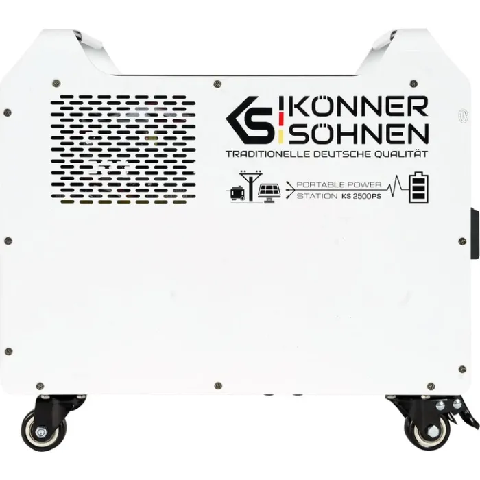 Портативна електростанція Konner&Sohnen KS 2500PS, 2500Вт, 2560 Вт·год, LifePo4, UPS, 31кг