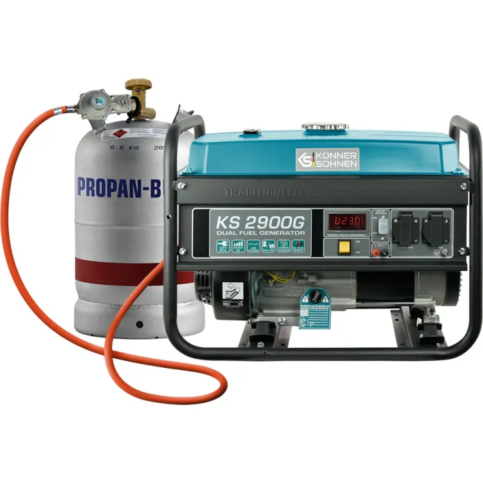 Генератор газобензиновий Konner&Sohnen KS 2900G, 230В, 2.9кВт, ручний стартер, 43кг