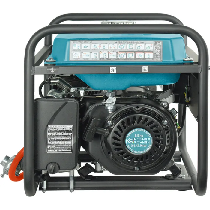 Генератор газобензиновий Konner&Sohnen KS 2900G, 230В, 2.9кВт, ручний стартер, 43кг