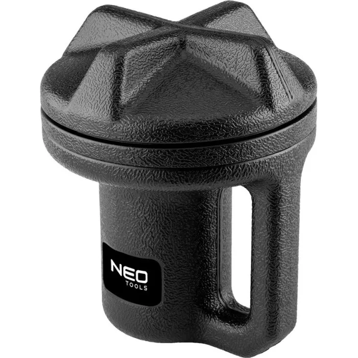 Обігрівач газовий туристичний Neo Tools, 92г/год, картриджний, регулятор, п'єзопідпал, чорний