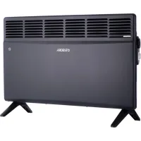 Конвектор електричний ARDESTO CH-2000MCA, 2000 Вт, 20 м2, закритий нагрів. елемент, IP24, мех. керування, антрацит матовий