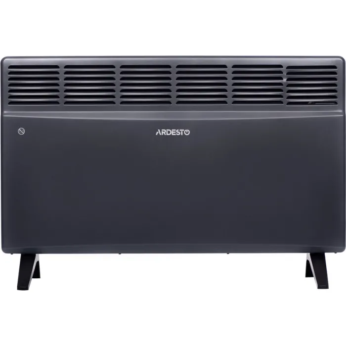 Конвектор електричний ARDESTO CH-2000MCA, 2000 Вт, 20 м2, закритий нагрів. елемент, IP24, мех. керування, антрацит матовий