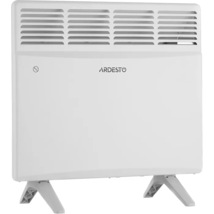 Конвектор електричний ARDESTO CH-1000MCW, 1000 Вт, 10 м2, закритий нагрів. елемент, IP24, мех. керування, білий