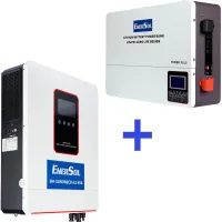 Гібридний інвертор EnerSol EHI-SUNONECO6.2KW+EB-SK-51.2V100Ah