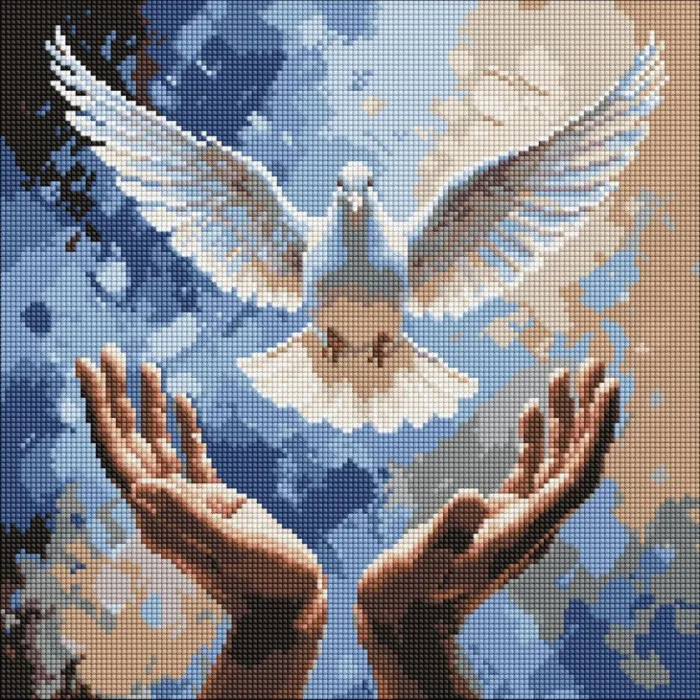 Алмазна мозаїка Руки добра ©art_selena_ua AMO8200, 40x40 см