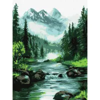 Картина за номерами Таємниче джерело KHO6371, 30x40 см