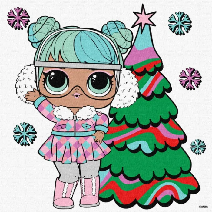 Картина за номерами L.O.L. Surprise! Jolly Vibes. Bon Bon KHO1329, 25x25 см