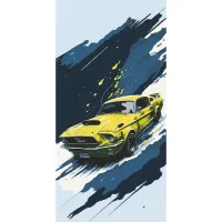 Картина за номерами Ford Mustang 12504-AC 40x80 см