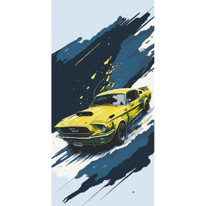 Картина за номерами Ford Mustang 12504-AC 40x80 см