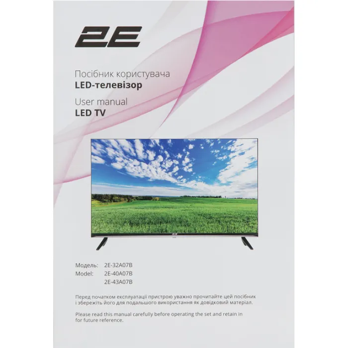 Телевізор 32" 2E LED HD 60Hz Smart Android Black 2E-32A07B