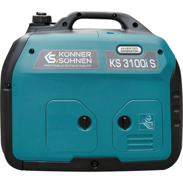 Генератор бензиновий інверторний Konner&Sohnen KS 3100i S, 230В, 3.1кВт, ручний стартер, 21.5кг