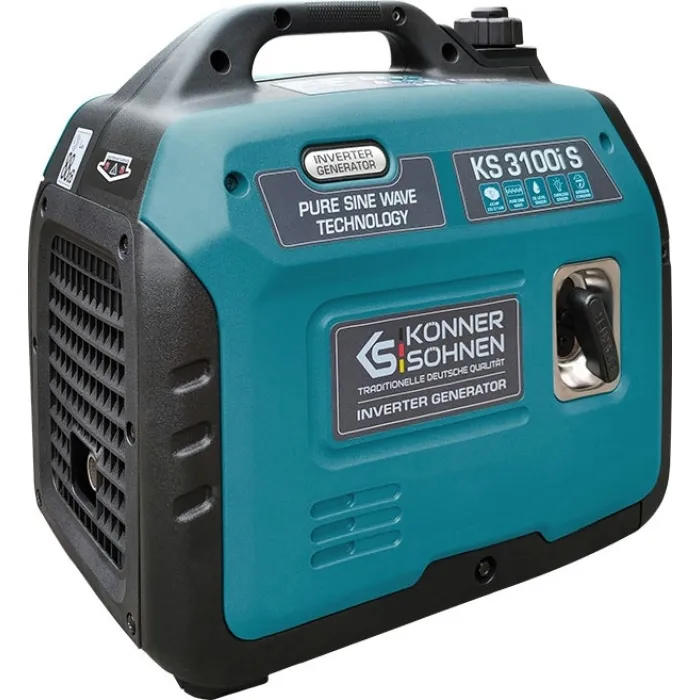Генератор бензиновий інверторний Konner&Sohnen KS 3100i S, 230В, 3.1кВт, ручний стартер, 21.5кг