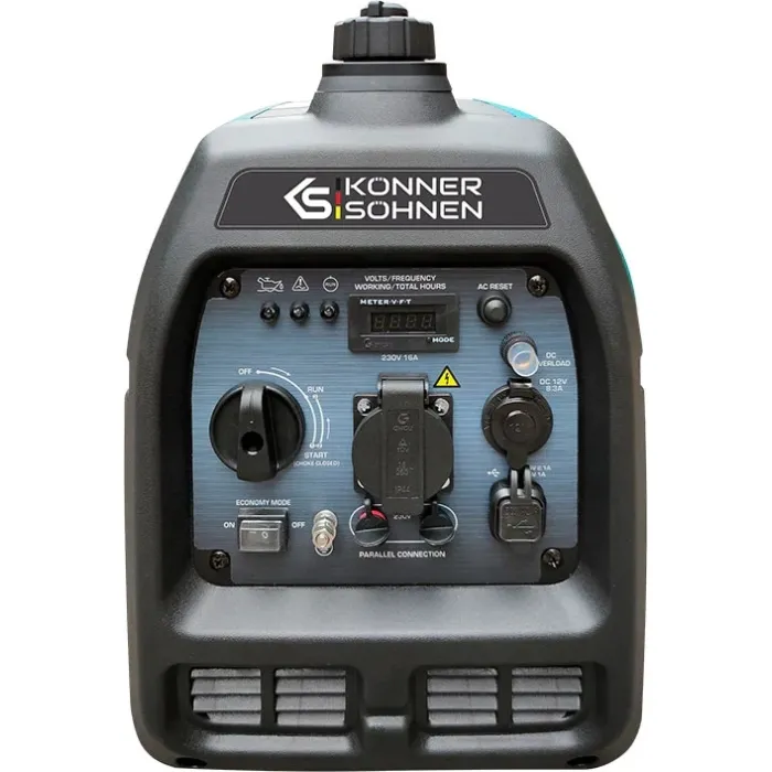 Генератор бензиновий інверторний Konner&Sohnen KS 2100IS, 230В, 2.0кВт, ручний стартер, 18.5кг
