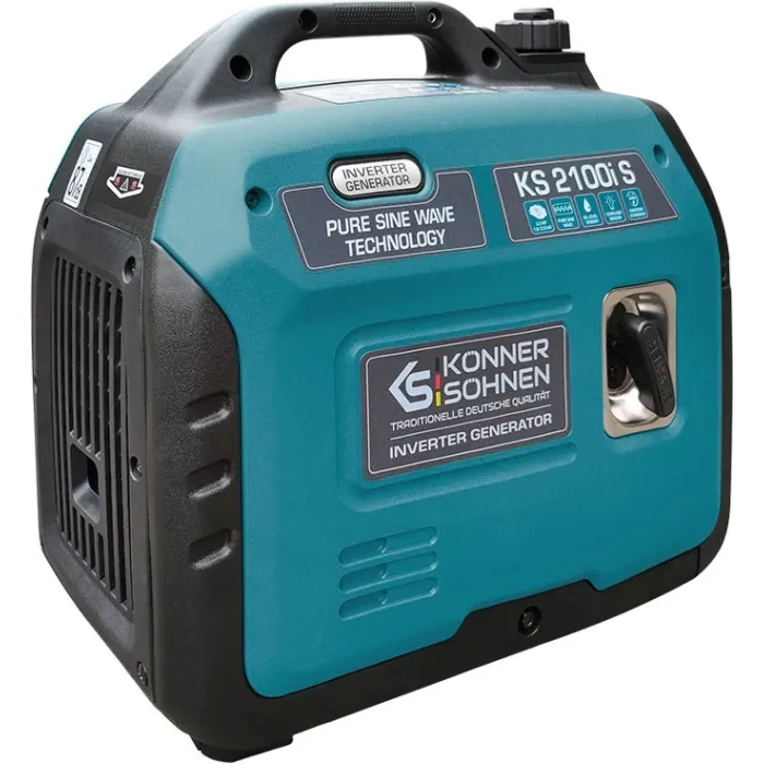 Генератор бензиновий інверторний Konner&Sohnen KS 2100IS, 230В, 2.0кВт, ручний стартер, 18.5кг