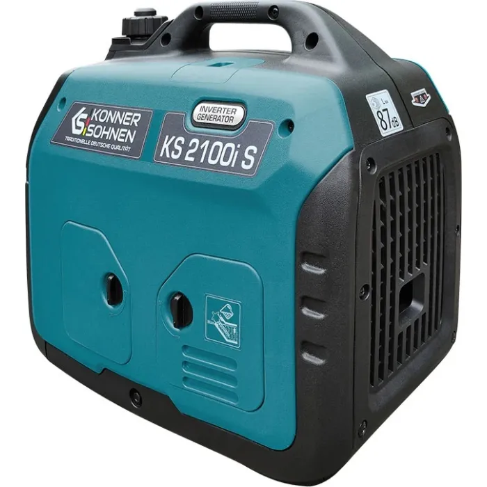 Генератор бензиновий інверторний Konner&Sohnen KS 2100IS, 230В, 2.0кВт, ручний стартер, 18.5кг