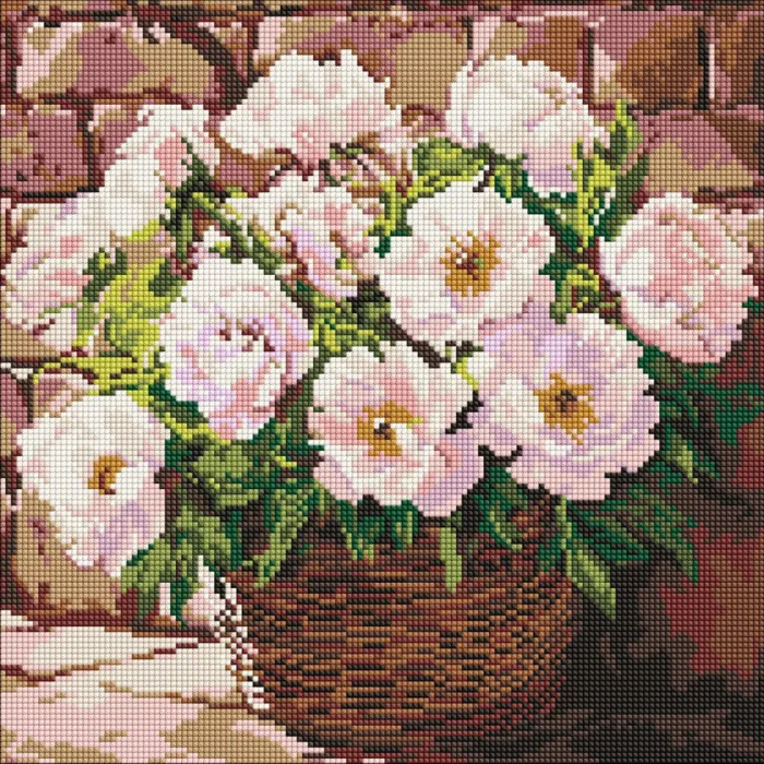 Алмазна мозаїка Ніжний аромат AMO8296, 40x40 см