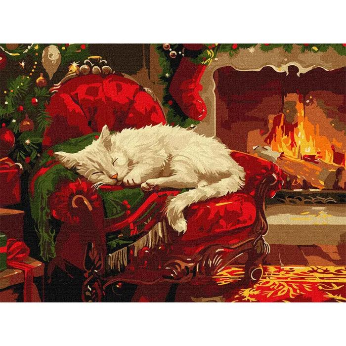 Картина за номерами Святковий затишок ©art_selena_ua KHO6662, 30x40 см