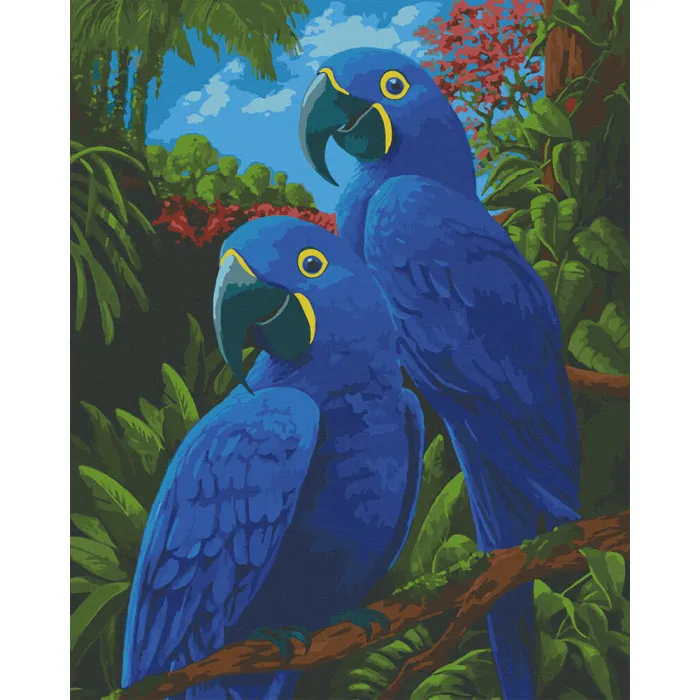 Картина за номерами Art Craft Блакитні ари 40x50см 11639-AC