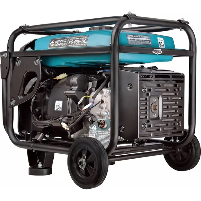Генератор постійного струму бензиновий Konner&Sohnen KS 48V-DC, 3.3кВт, 48-54B, 70А, електростартер, 36.5кг