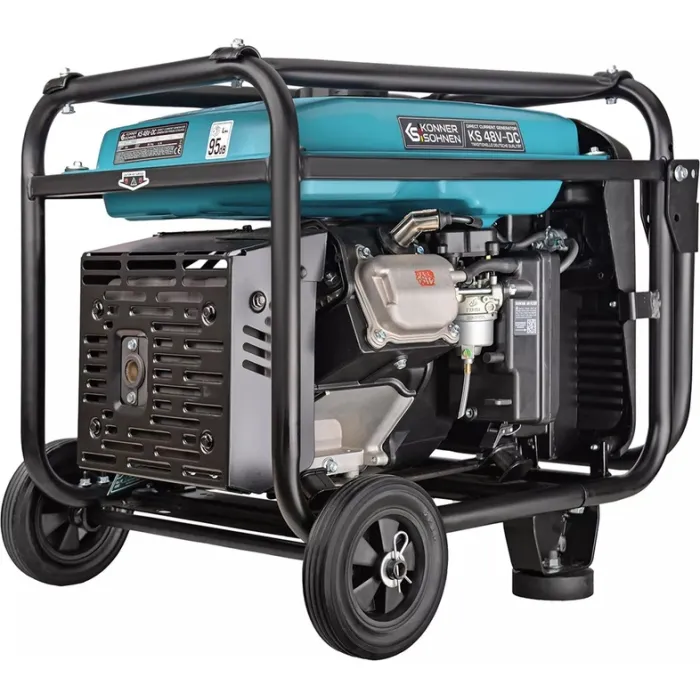 Генератор постійного струму бензиновий Konner&Sohnen KS 48V-DC, 3.3кВт, 48-54B, 70А, електростартер, 36.5кг