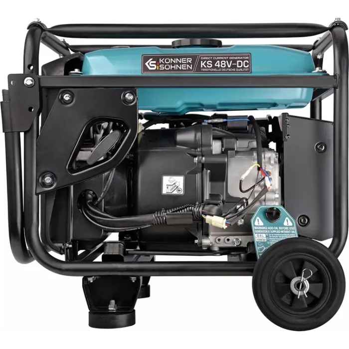 Генератор постійного струму бензиновий Konner&Sohnen KS 48V-DC, 3.3кВт, 48-54B, 70А, електростартер, 36.5кг
