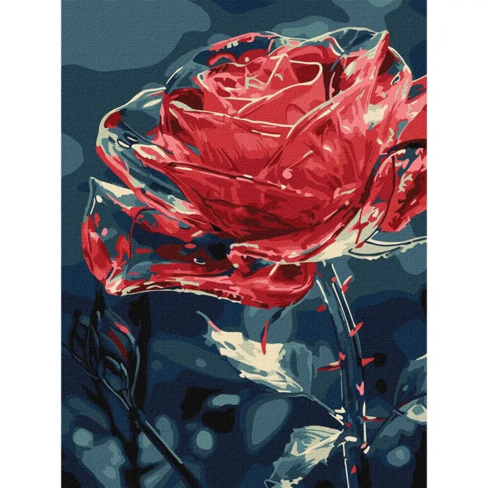 Картина за номерами Кришталева квітка ©art_selena_ua KHO3285, 30x40 см