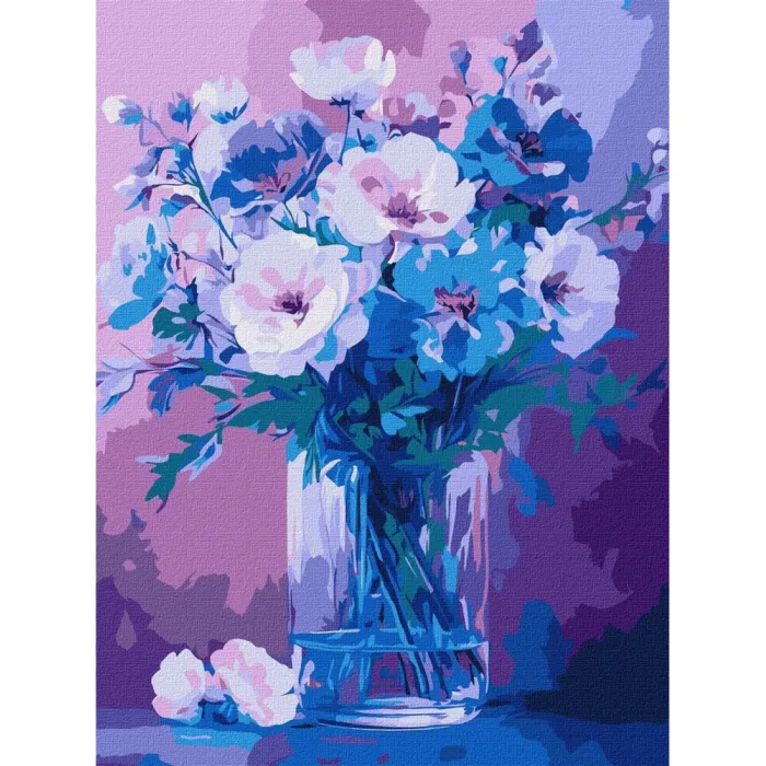 Картина за номерами Ніжні квіти ©art_selena_ua KHO3323, 30x40 см