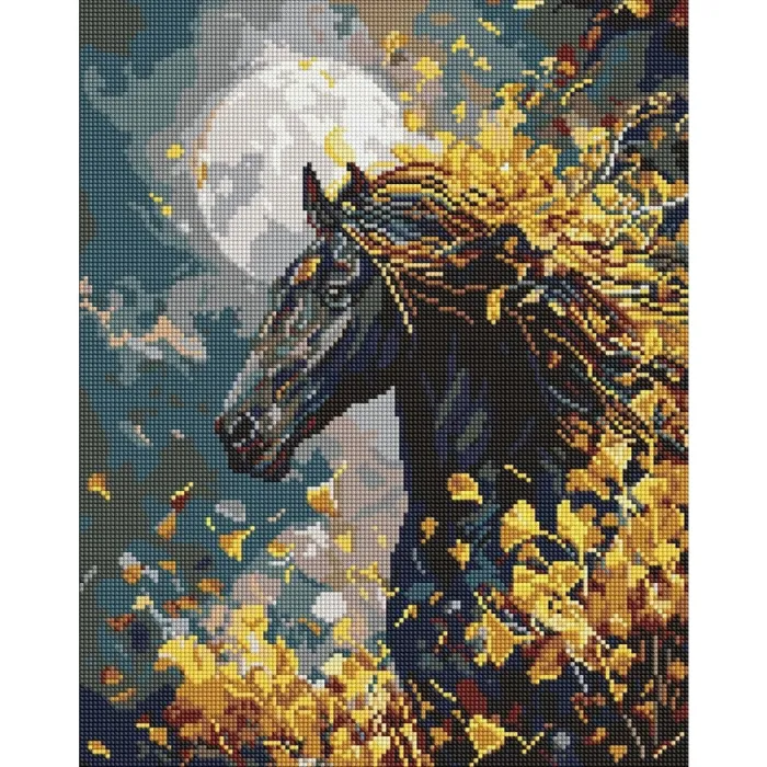 Алмазна мозаїка Кінь і вітер ©art_selena_ua AMO20020, 40x50 см