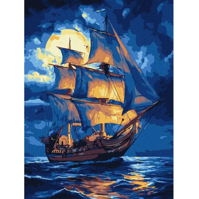 Картина за номерами Легенда хвиль ©art_selena_ua KHO6372, 30x40 см