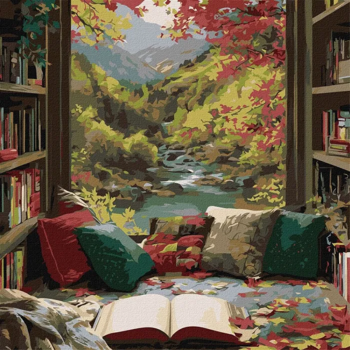 Картина за номерами Гірська мрія ©art_selena_ua KHO6414, 40x40 см