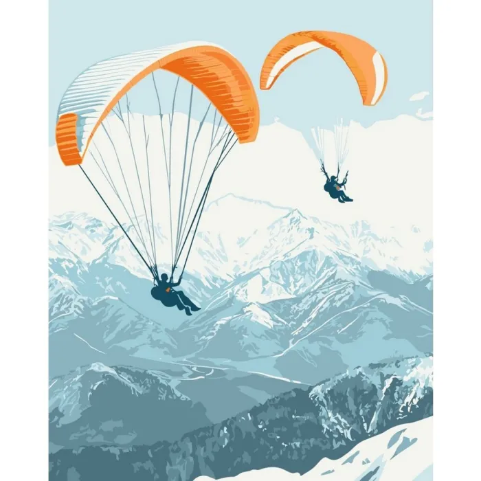 Картина за номерами Парашутний спорт ©arttem_illustration 11073-AC 40x50 см