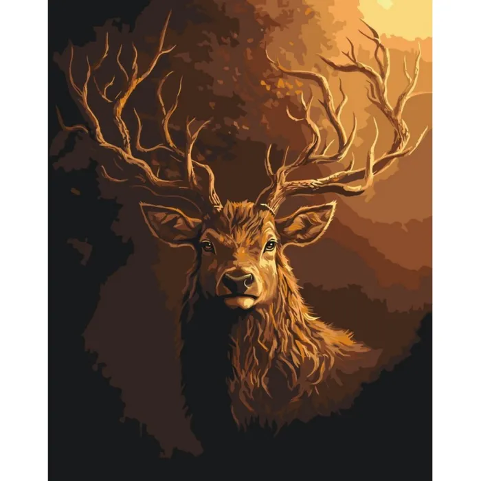 Картина за номерами Сохатий ©arttem_illustration 11707-AC 40x50 см
