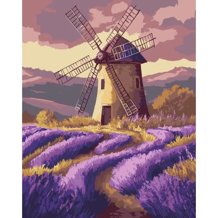 Картина за номерами Млин у сутінках ©arttem_illustration 11089-AC 40x50 см