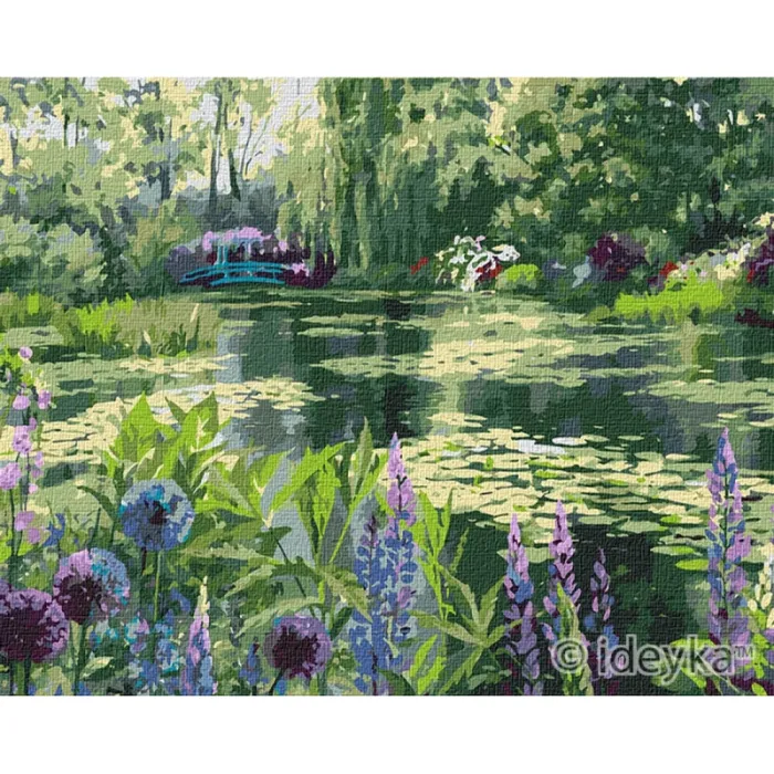 Картина за номерами Ідейка Сад Моне в Живерні 40x50см KHO2838