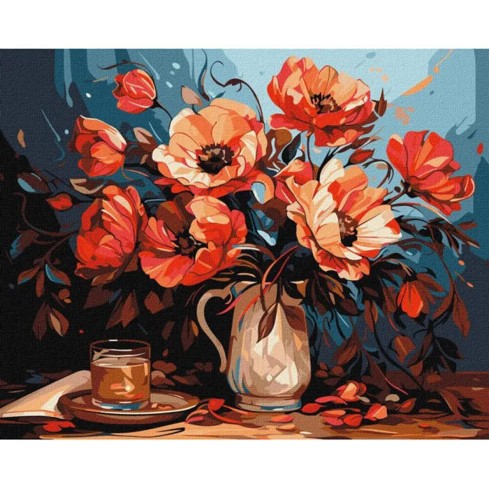 Картина за номерами Барвисті маки ©art_selena_ua KHO5679, 40x50см