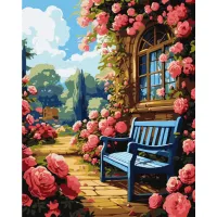 Картина за номерами Квітковий сад ©art_selena_ua KHO6335, 40x50см