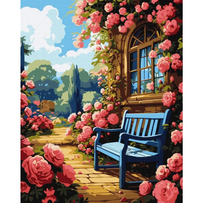 Картина за номерами Квітковий сад ©art_selena_ua KHO6335, 40x50см