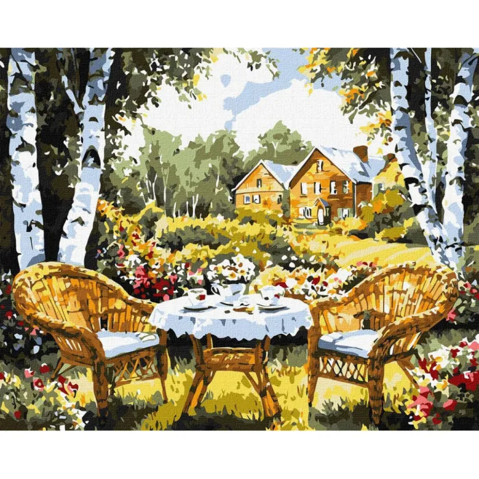 Картина за номерами Дача мрії ©art_selena_ua KHO6378, 40x50 см