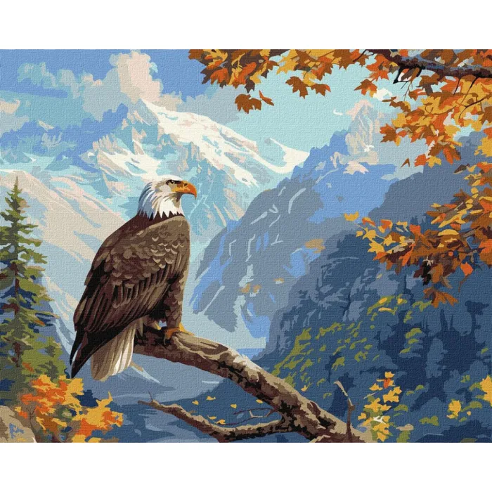 Картина за номерами Вершинний страж ©art_selena_ua KHO6649, 40x50 см