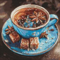 Алмазна мозаїка Чай з анісом ©art_selena_ua AMO20103, 40x40 см