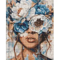 Алмазна мозаїка Пелюстки Погляду ©art_selena_ua AMO20222, 40x50 см