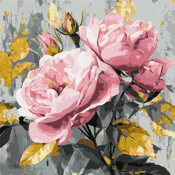 Картина за номерами Делікатна краса ©art_selena_ua KHO3346, 40x40 см