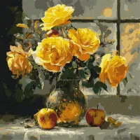 Картина за номерами Пелюсткова ніжність ©art_selena_ua KHO3347, 40x40 см