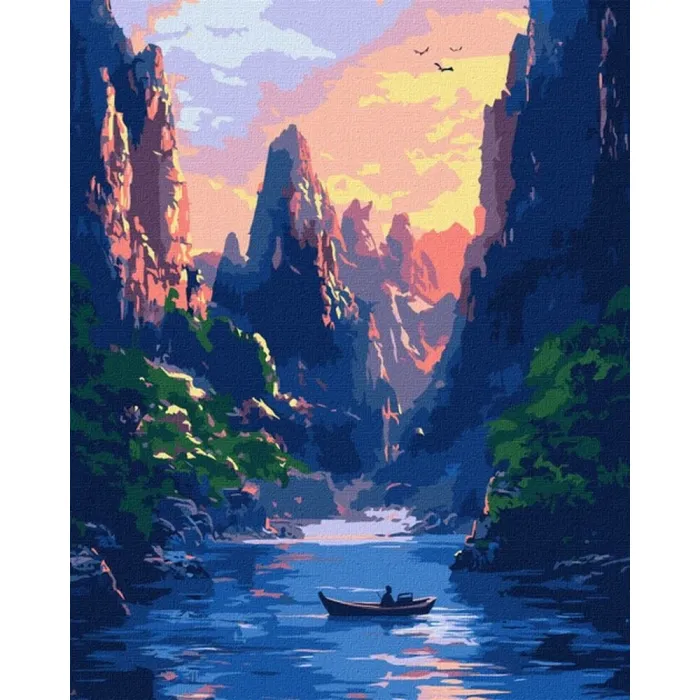 Картина за номерами Величні гори ©art_selena_ua KHO6365, 40x50 см
