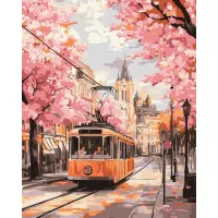 Картина за номерами Рожевий шлях ©art_selena_ua KHO6388, 40x50 см
